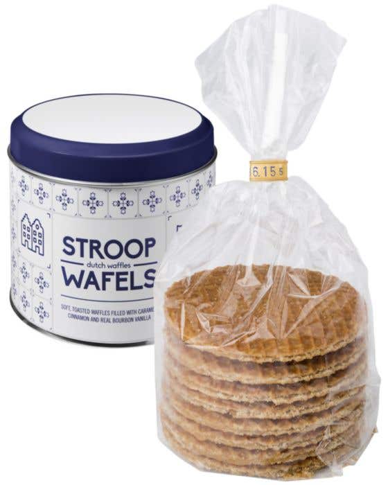 Stroopwafels in blik Fondican