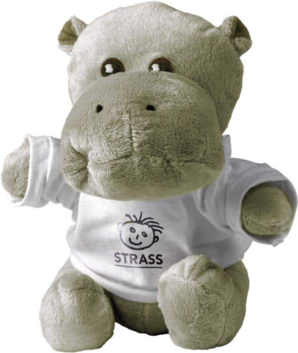 Knuffel met T-shirt Nijlpaard