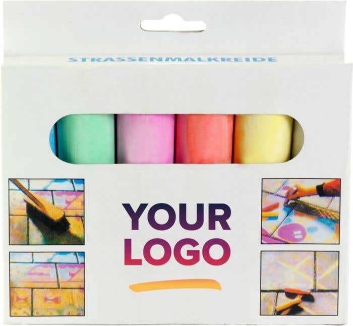 Craies de trottoir Creatore | 6 couleurs | Sans gluten