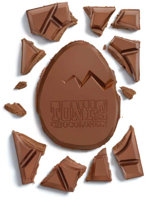 Oeufs de Pâques Lait Amande Noix 180g Tony's Chocolonely