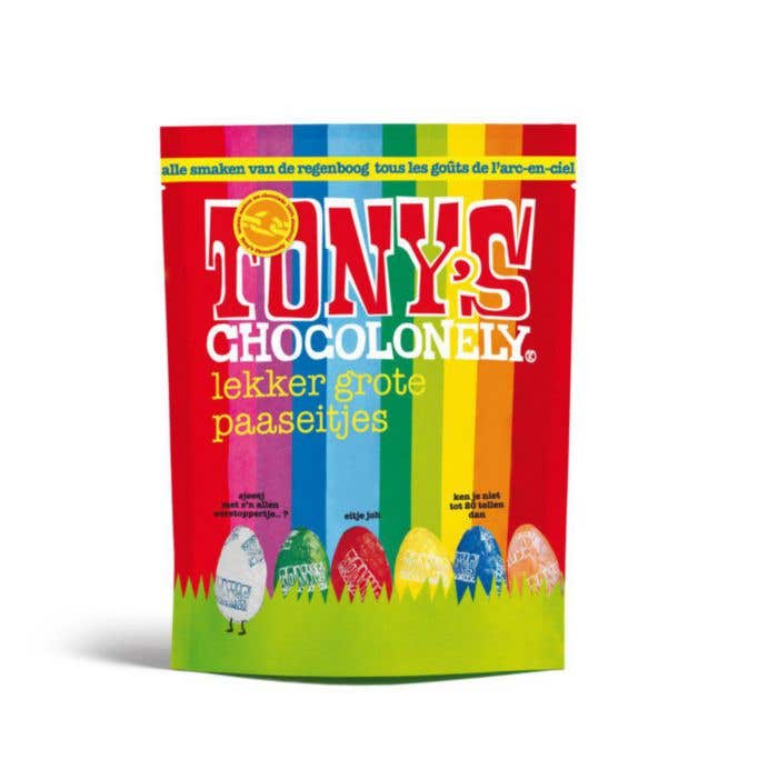 Paaseitjes Easter pouch (20pcs) Tony's Chocolonely