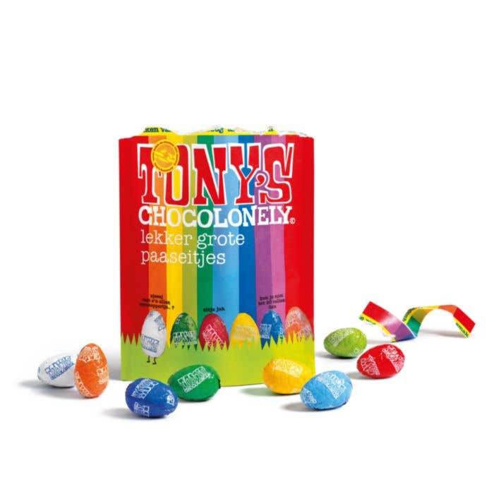 Paaseitjes Easter pouch (20pcs) Tony's Chocolonely