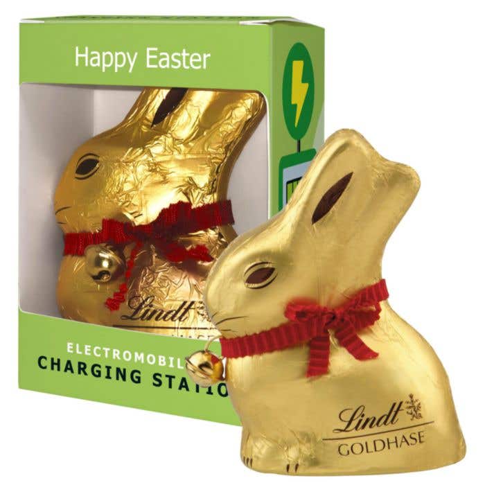 Lapin de Pâques au chocolat Lindt