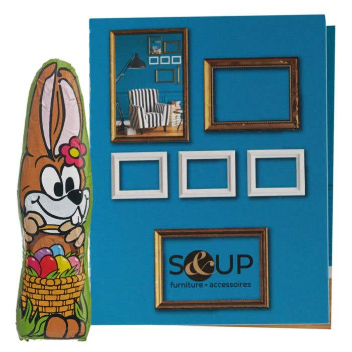 Lapin de Pâques au chocolat Mini box
