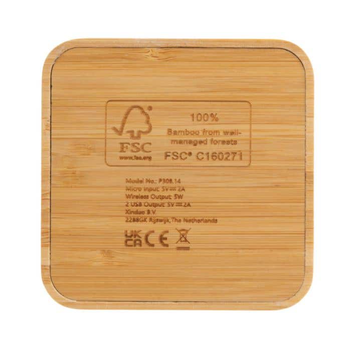Draadloze oplader Bamo Duo-USB