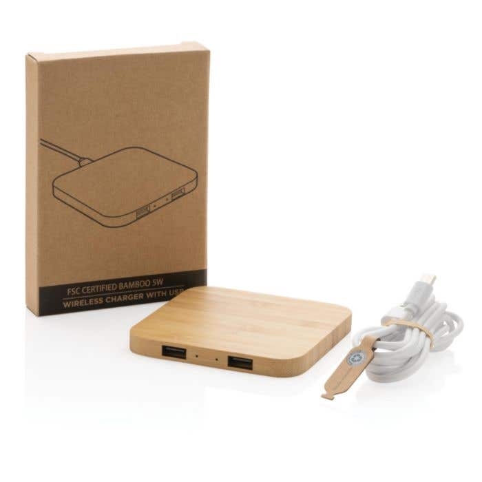 Draadloze oplader Bamo Duo-USB