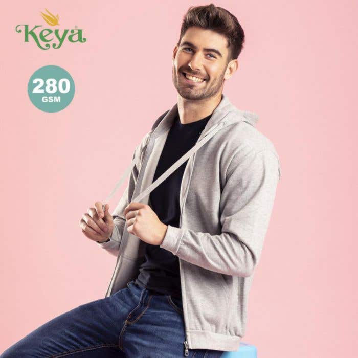 Hoodie sweater Keya Zip SWZ280